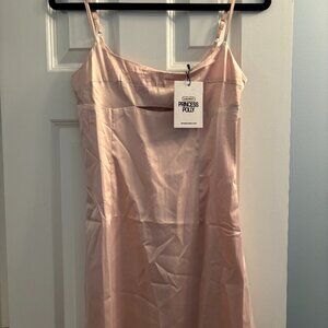 Princess Polly, Size 2, Powell Mini Dress Pink, Brand New